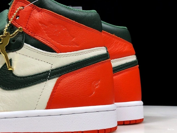 Bmlin shoes x Air 1 Jordan Sail Fir-Team OG SoleFly Retro High AV3905-138 Orange 0822
